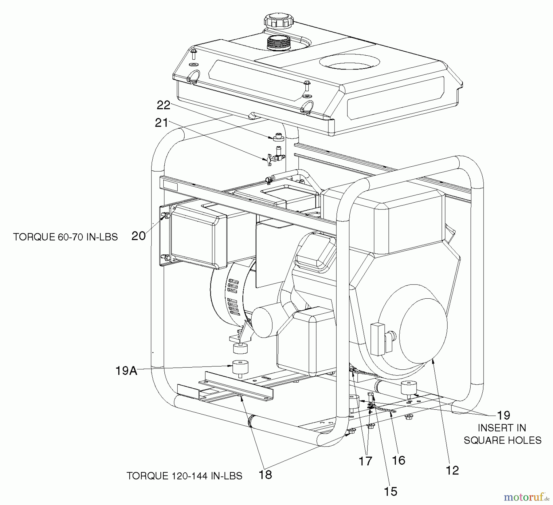 OEM Black und Decker Divers G 4600W 9HP B&S GBV4600 Seite 2