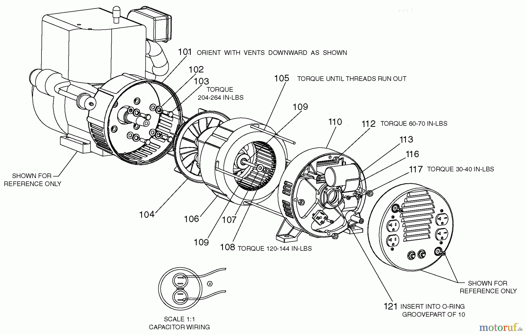 OEM Black und Decker Divers G 5000W 9HP B&S GBVF5000 Seite 3