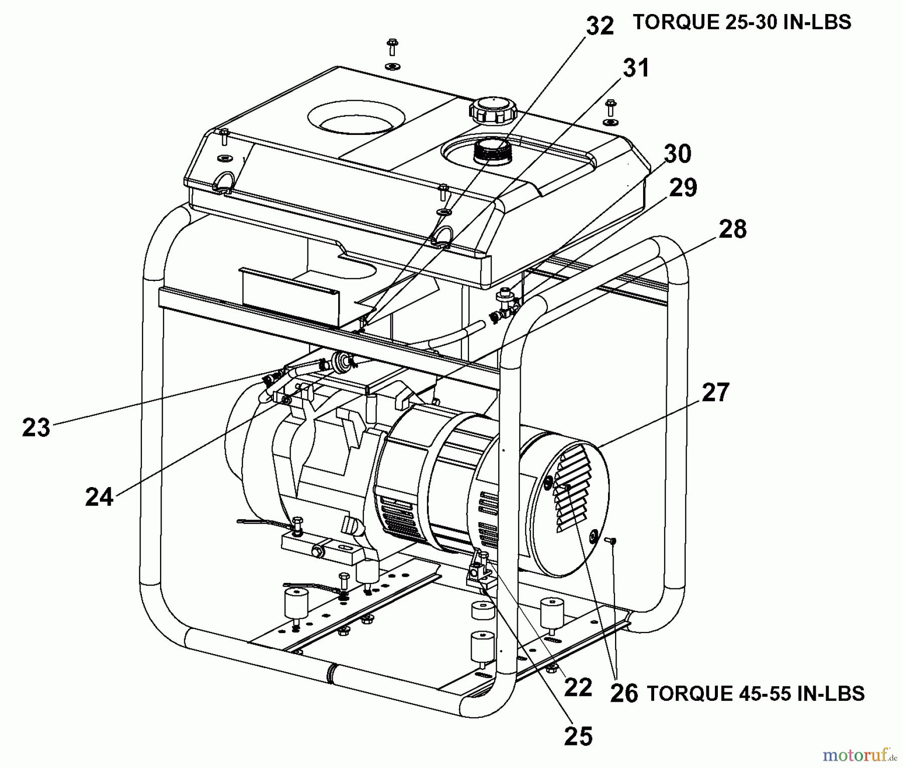 OEM Black und Decker Divers G 4250W 9HP HONDA GHV4250C Seite 2