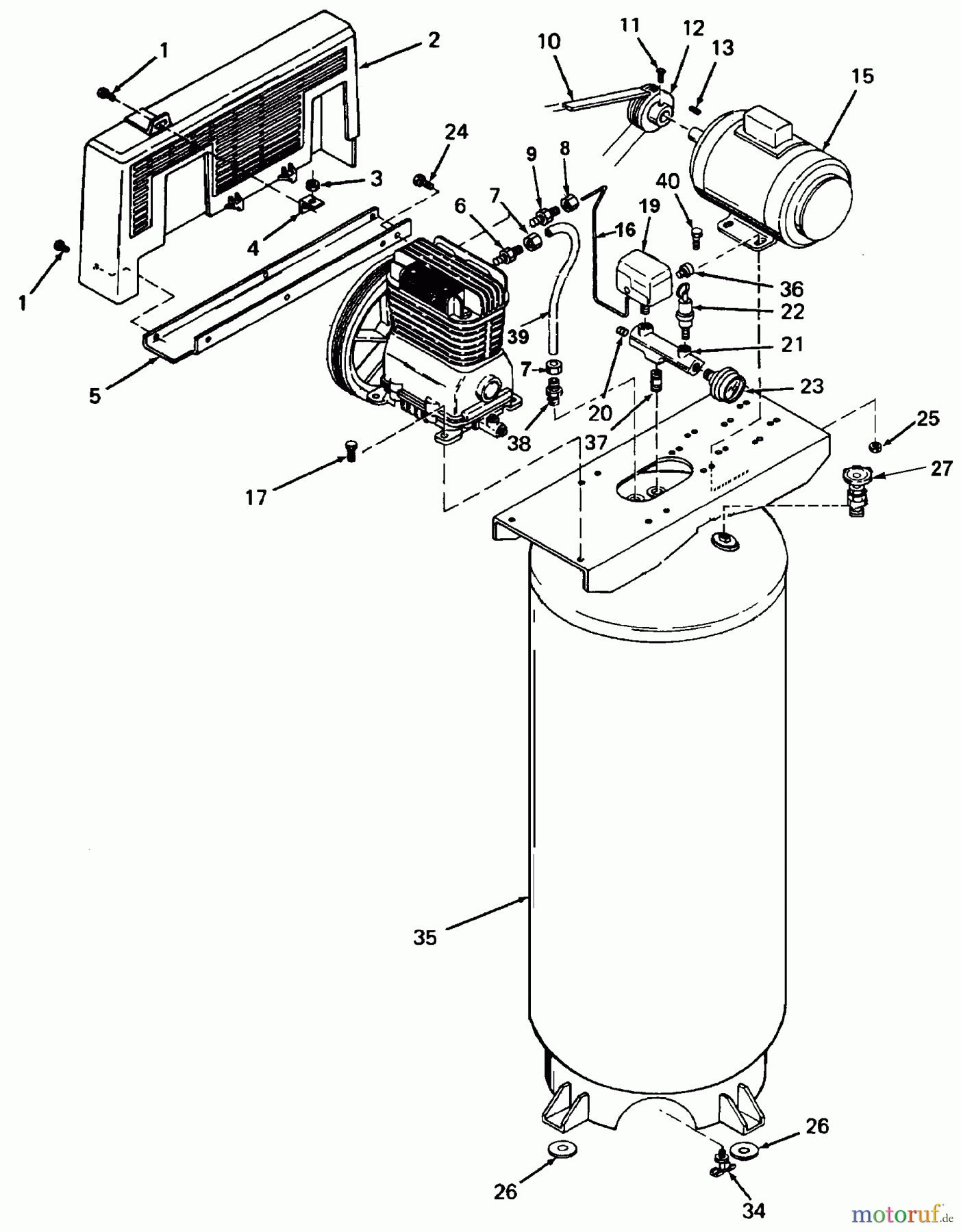 OEM Black und Decker Divers A 5.0HP 60G VS OL 1STG 24 PALC560V Seite 3