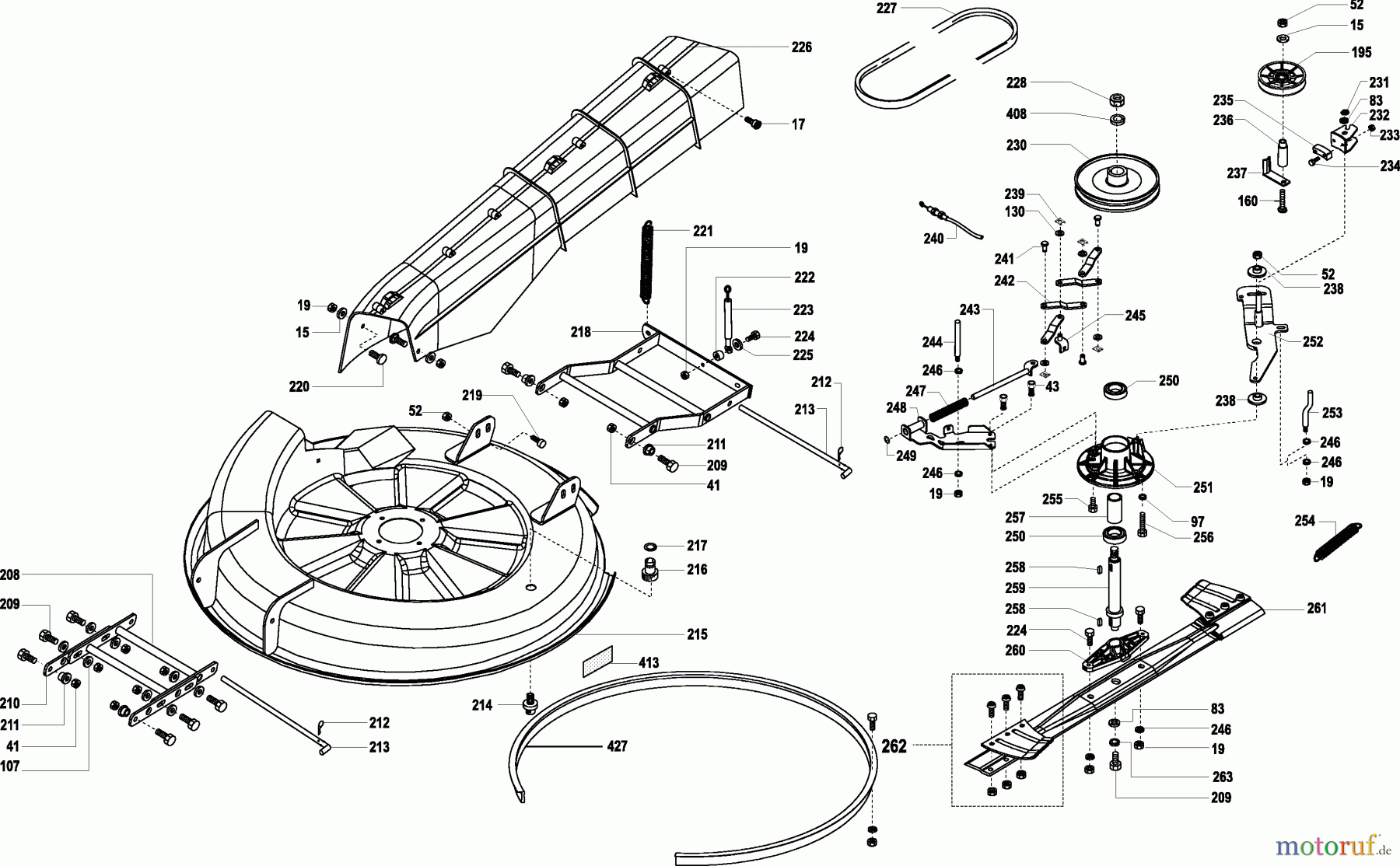  Dolmar Rasentraktoren TM-85.13 H TM-85.13 H (2002) 6  SCHNEIDWERKZEUG