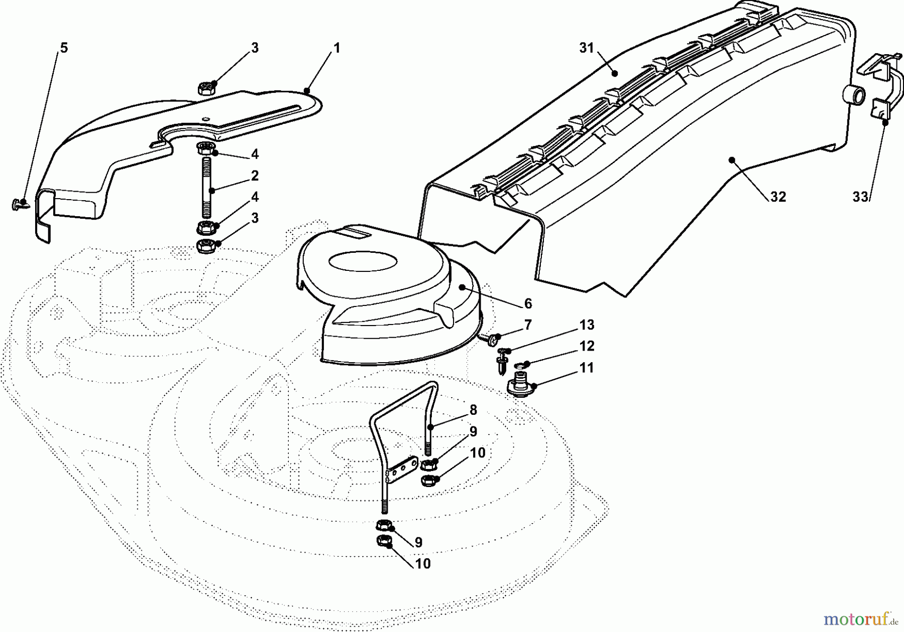  Dolmar Rasentraktoren TM-92.14 H2 TM-92.14 H2 (2008) 8  SCHNEIDWERKZEUG (1)