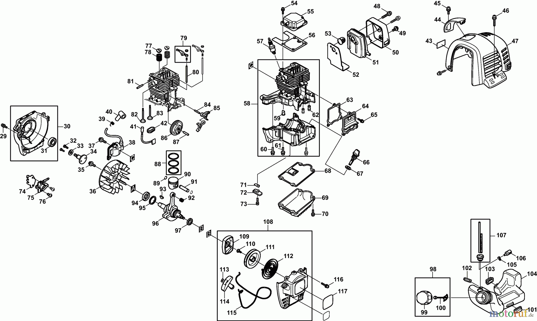 Dolmar Wasserpumpen Benzin MP-352.4 Z 2 Motor