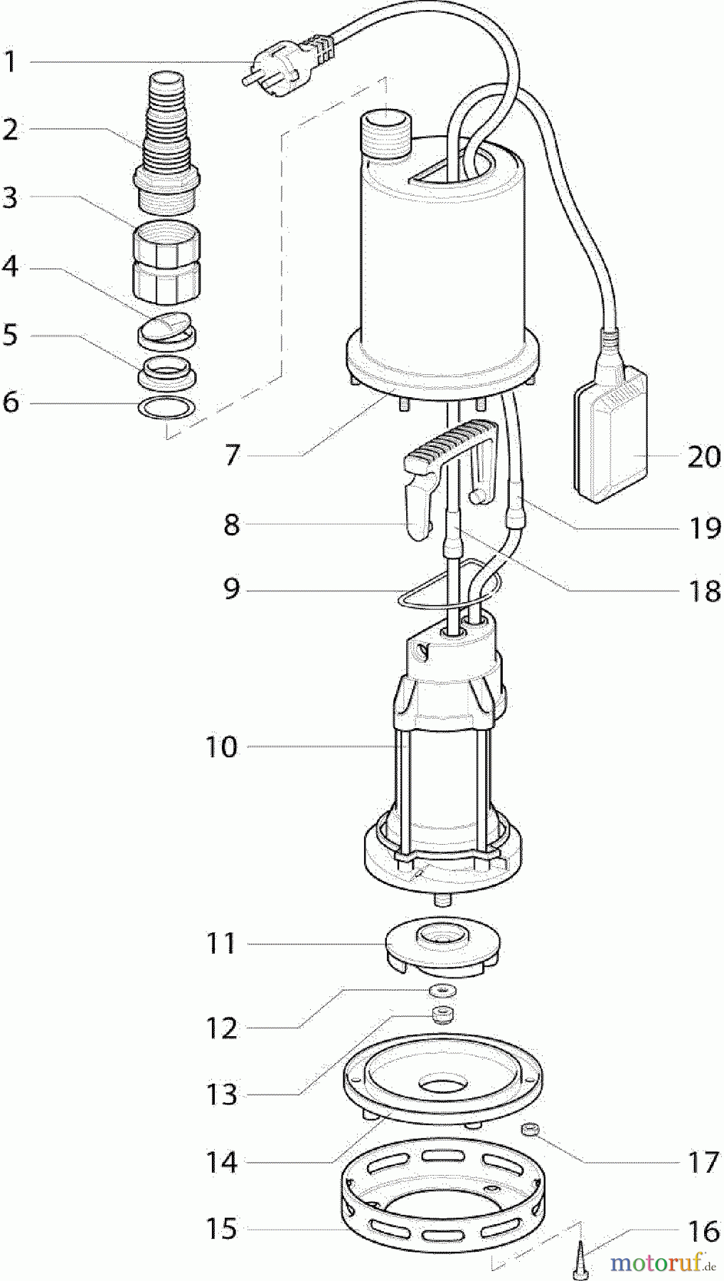 Dolmar Wasserpumpen Elektro EP401 2 EP-401