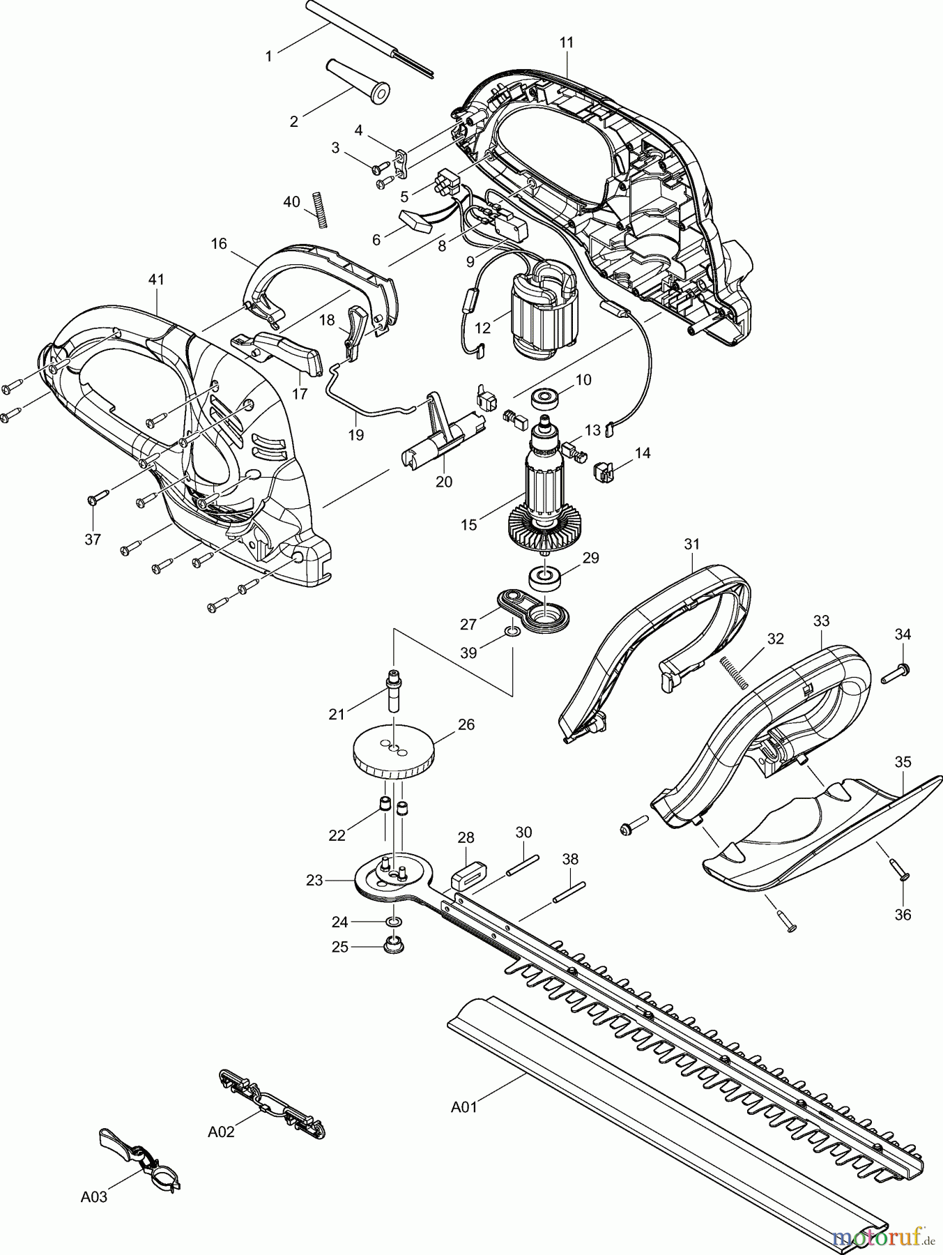  Dolmar Heckenscheren Elektro HT-52 3  HT-52