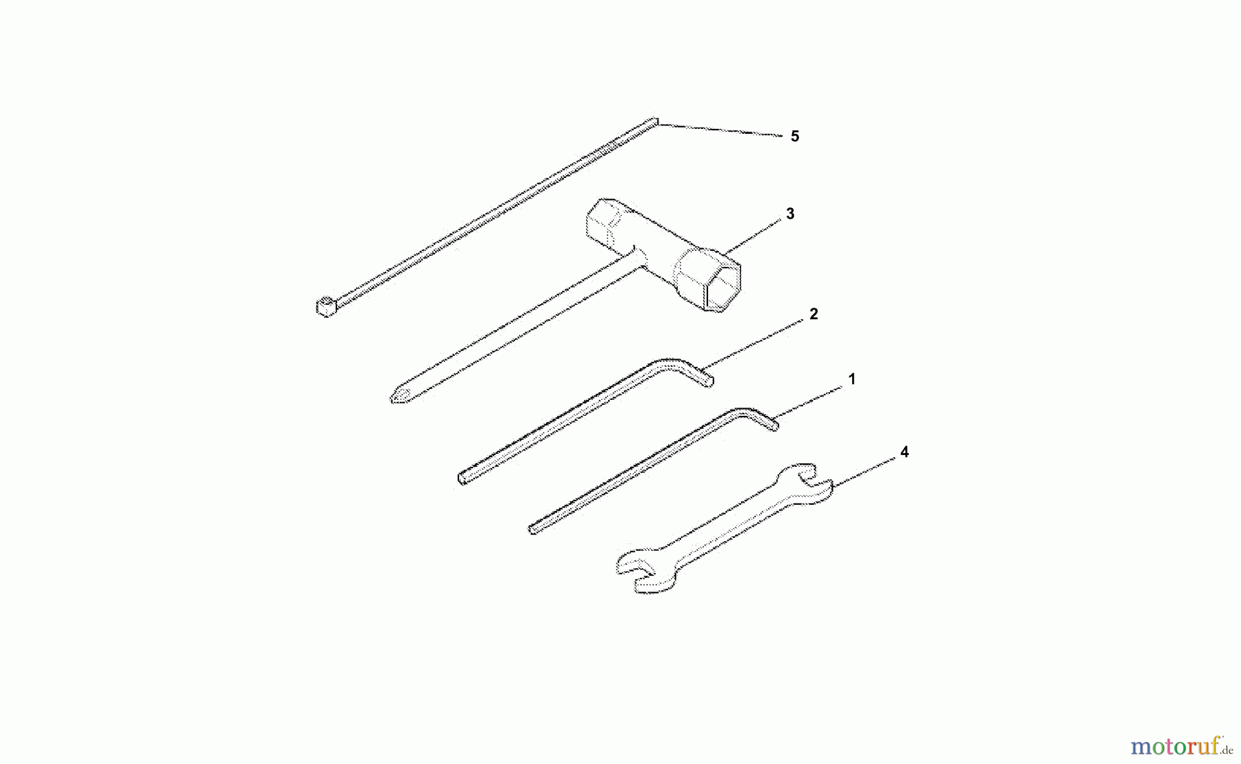 Dolmar Motorsensen & Trimmer Benzin 2-Takt MS-261 C (USA) 12 Werkzeug