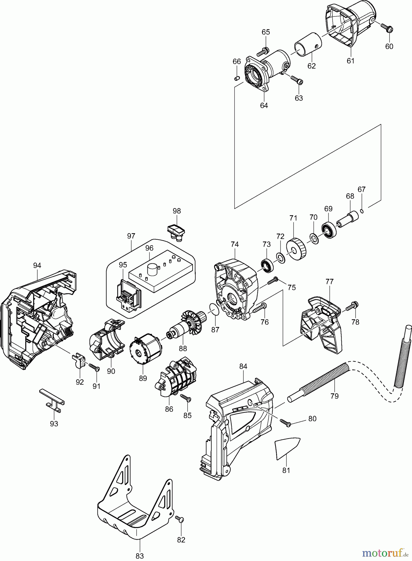 Dolmar Motorsensen & Trimmer Akku AT-3624 U 2 Motor