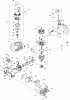Dolmar Benzin HT2475 Ersatzteile 2  Motor, Anwerfvorrichtung, Kraftstofftank