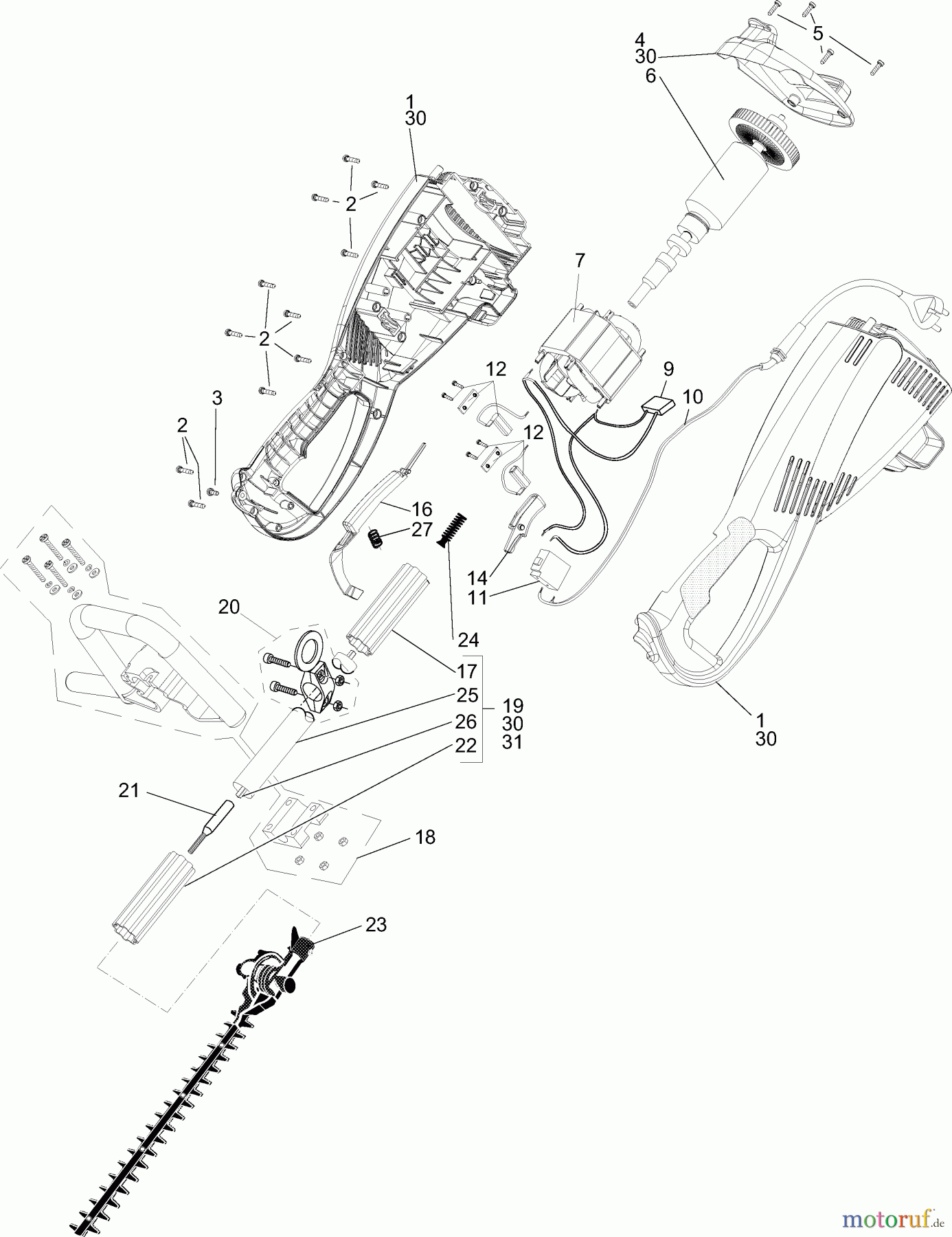 Dolmar Heckenscheren Elektro EH-70 2 EH-70