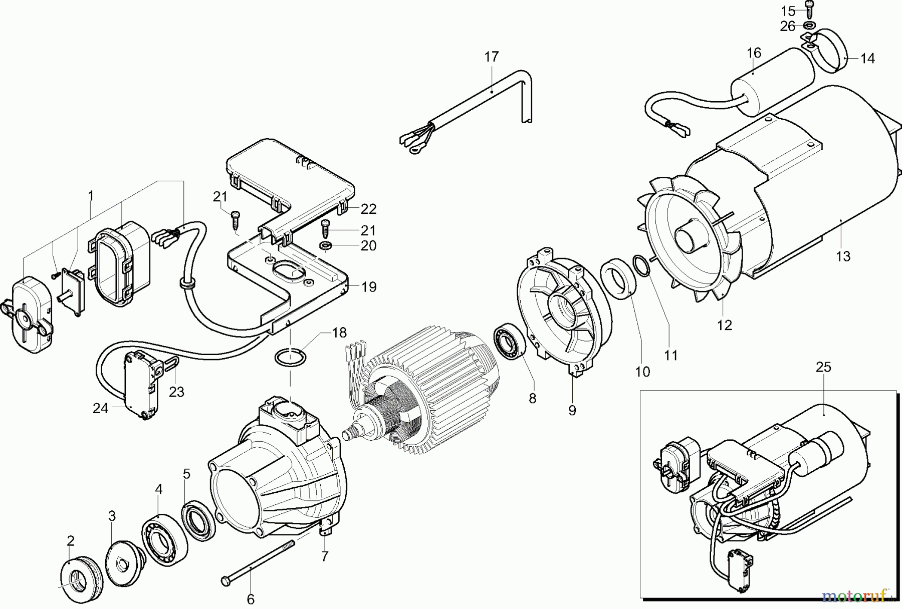 Dolmar Hochdruckreiniger Elektro HP6000 3 Motor