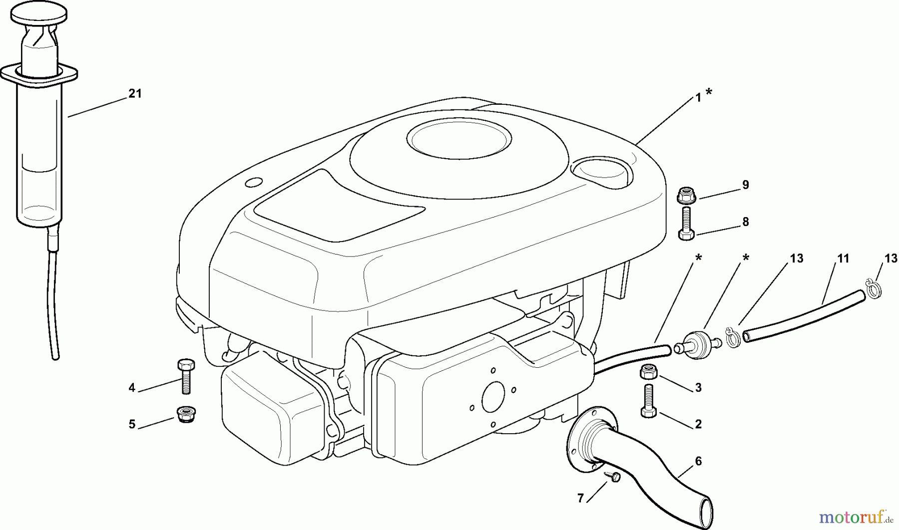  Dolmar Rasentraktoren RM-63.7 RM-63.7 (2009) 5  Motor