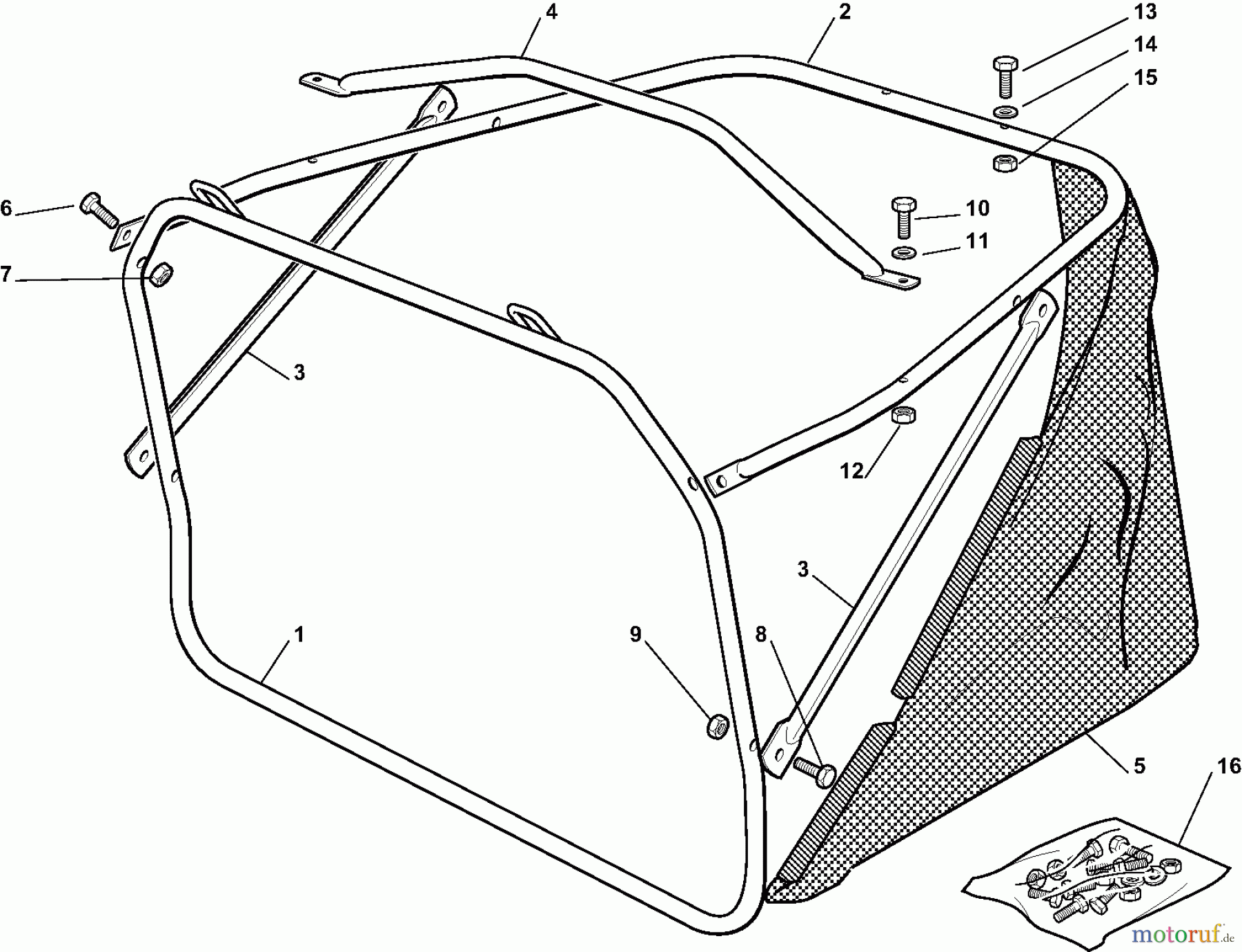  Dolmar Rasentraktoren RM-63.7 RM-63.7 (2010) 10  Grasfangsack