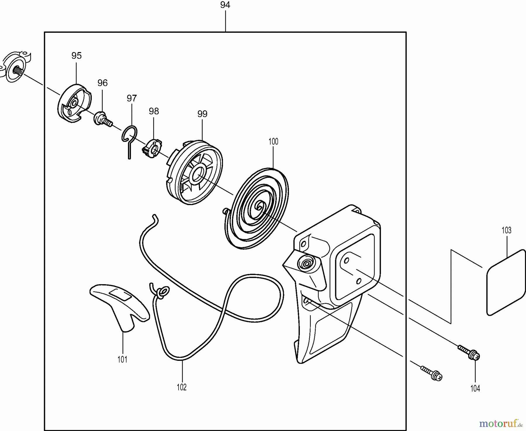 Dolmar Blasgeräte Benzin PB2524V 5 Starter