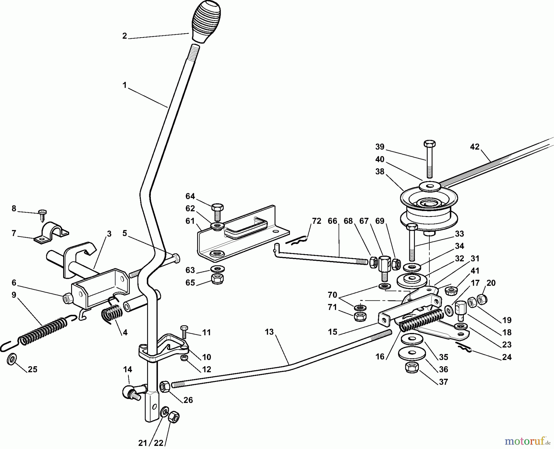  Dolmar Rasentraktoren RM7213H RM-72.13 H (2012) 8  SCHNEIDWERKZEUG (1)