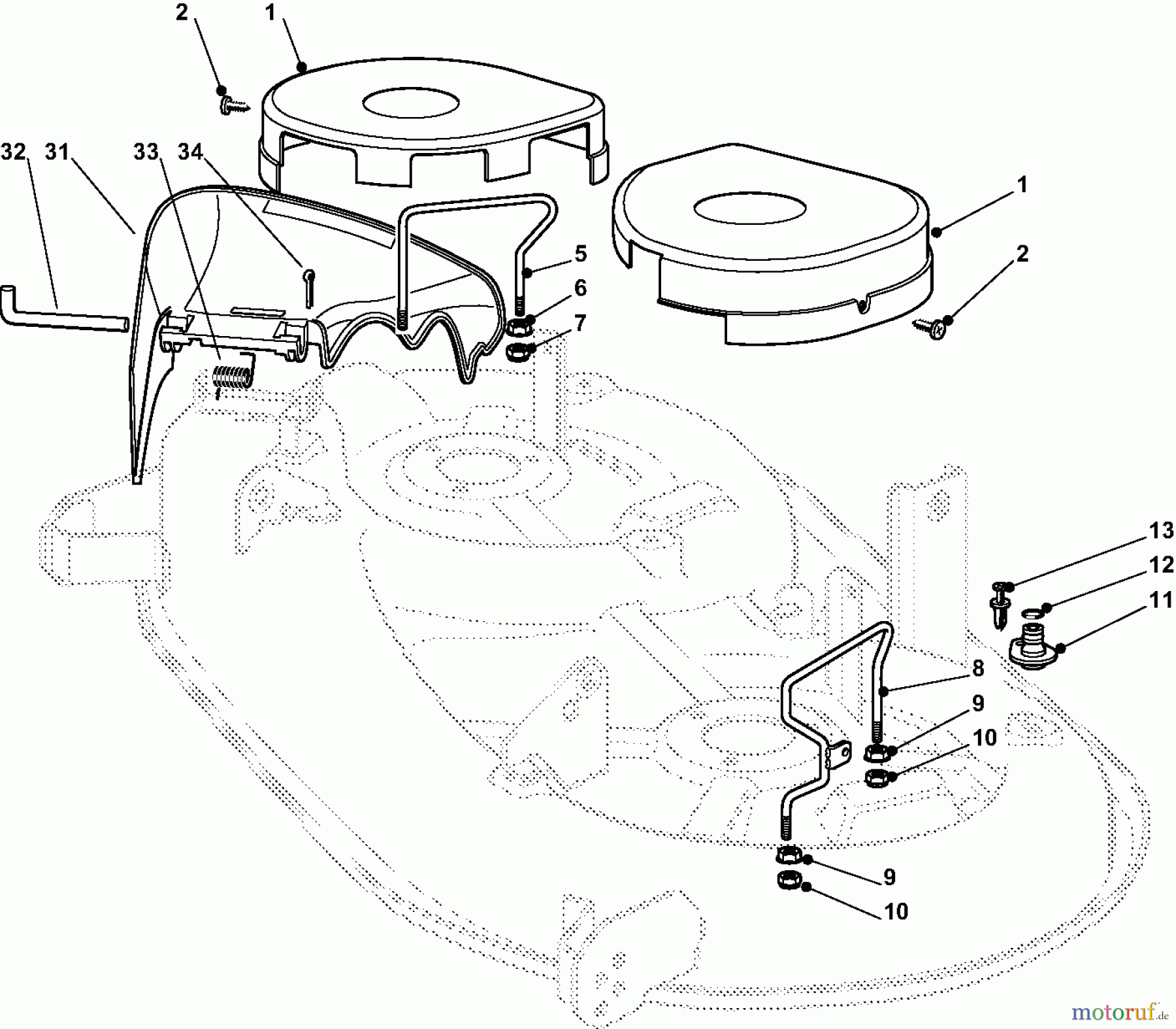  Dolmar Rasentraktoren TM-98.14 H2D TM-98.14 H2D (2009) 8  SCHNEIDWERKZEUG (1)