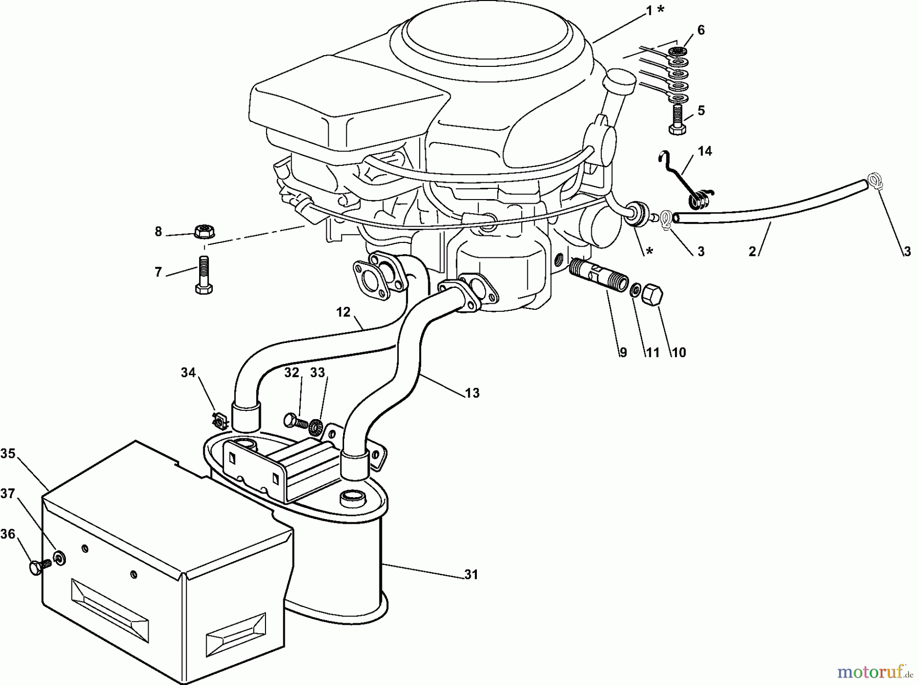  Dolmar Rasentraktoren TM-102.16 H2 TM-102.16 H2 (2013-2014) 5f  Motor