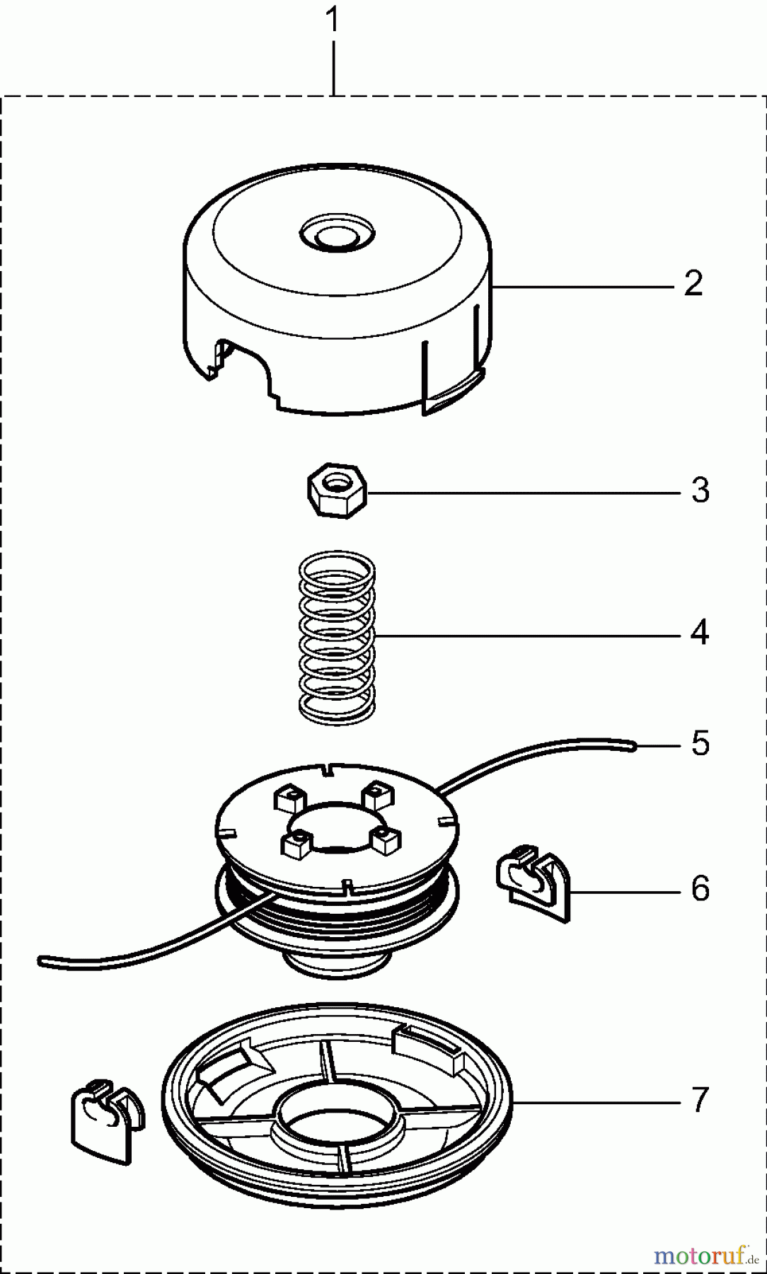 Dolmar Motorsensen & Trimmer Zubehör Fadenköpfe DOLMAR 3c Tap&Go 366224010