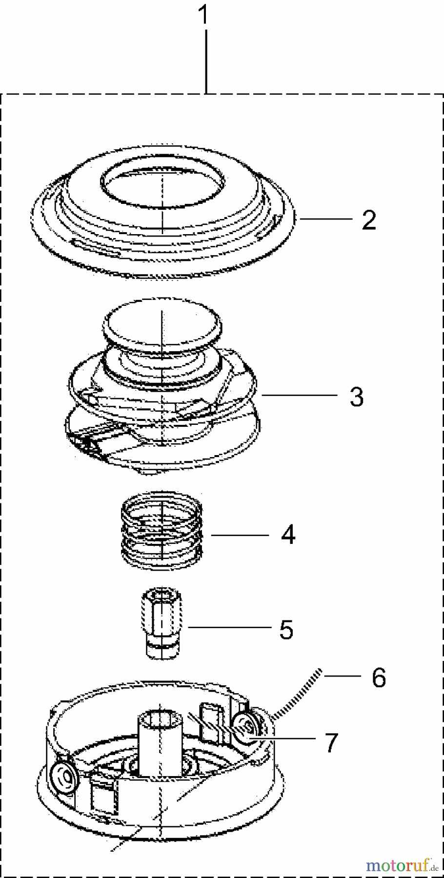 Dolmar Motorsensen & Trimmer Zubehör Fadenköpfe DOLMAR 3h Tap&go 680224069