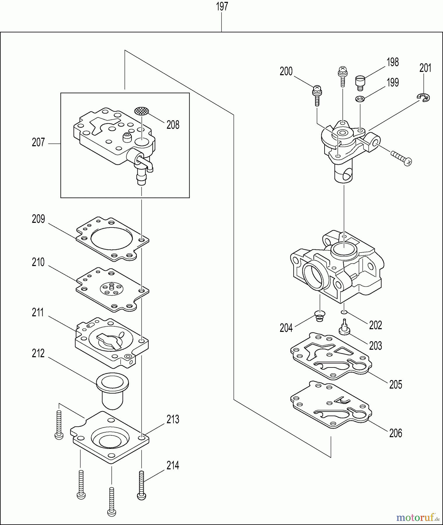 Dolmar Kombisysteme CS2464C 4 Vergaser