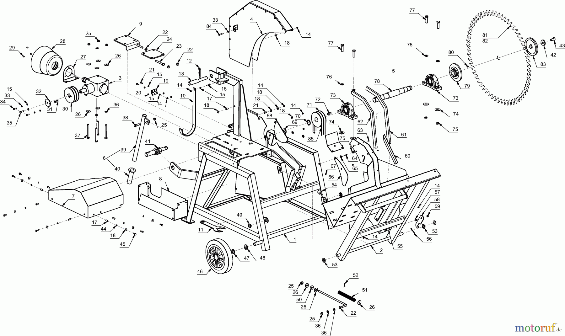 Dolmar Wippkreissägen CS-7000 Z CS-7000 Z (2010=>) 1 CS-7000 Z (2010=>)