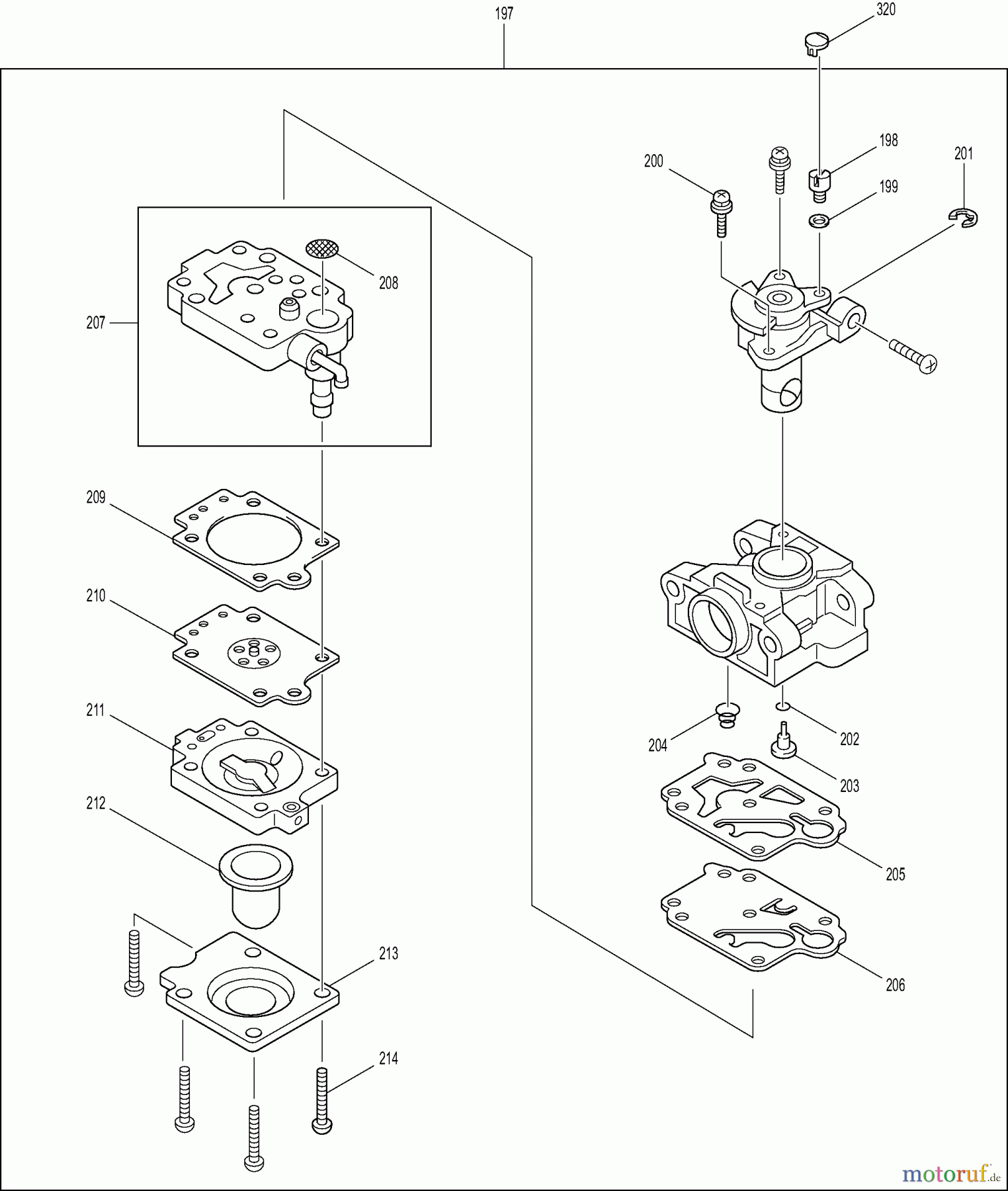 Dolmar Kettensägen Benzin Kettensäge ME2464 4 Vergaser