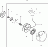 Dolmar Benzin SP76504R Ersatzteile 6  Anwerfvorrichtung kpl.