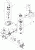 Dolmar Benzin HT2350D Ersatzteile 2  Motor, Anwerfvorrichtung, Kraftstofftank