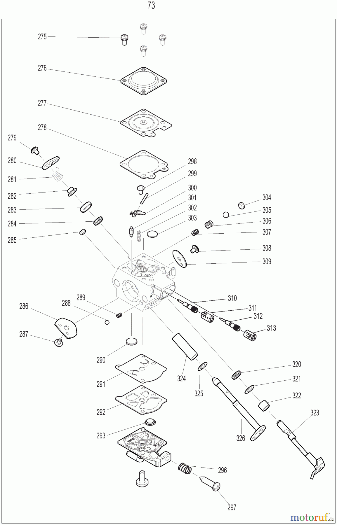 Dolmar Trennschleifer Benzin PC-7612 V 7 Vergaser