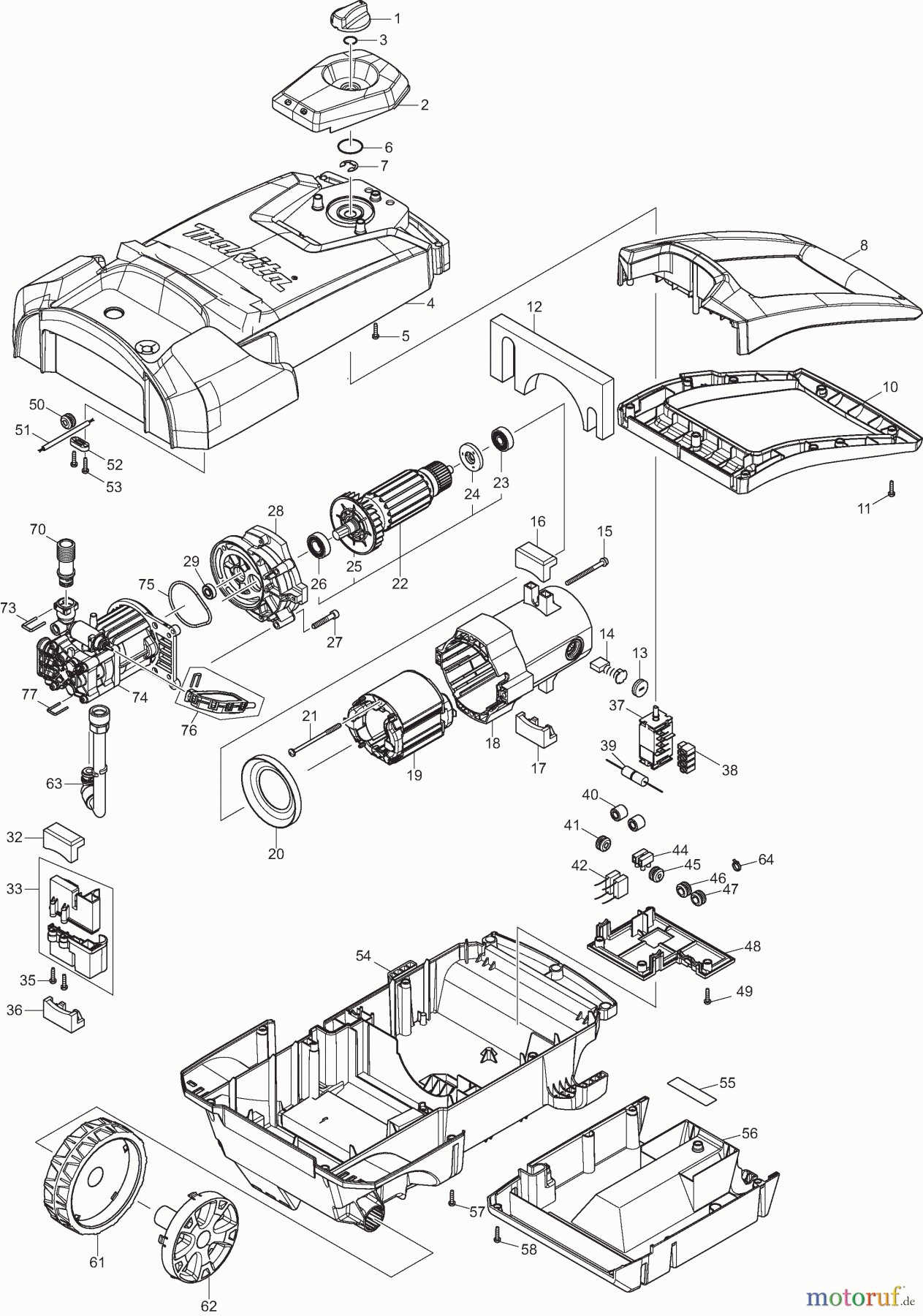 Dolmar Hochdruckreiniger Elektro HP351 1 HP351, HW1200