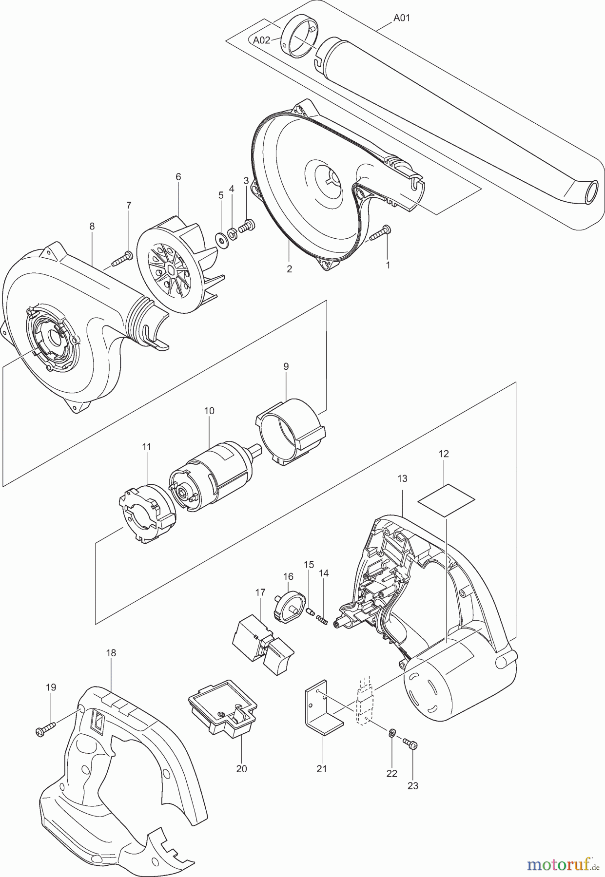  Dolmar Blasgeräte Akku DUB183 1  DUB183