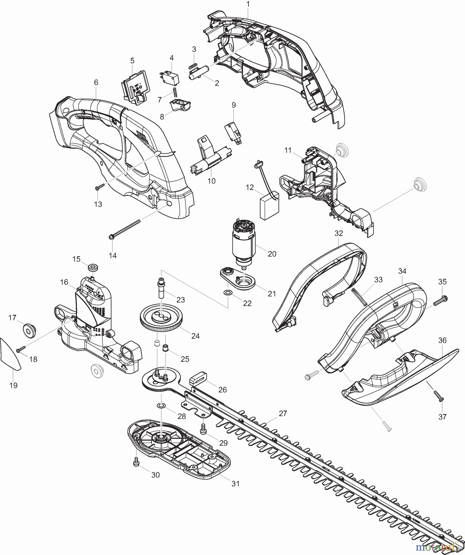  Dolmar Heckenscheren Akku DUH523 1  AH1853H, DUH523
