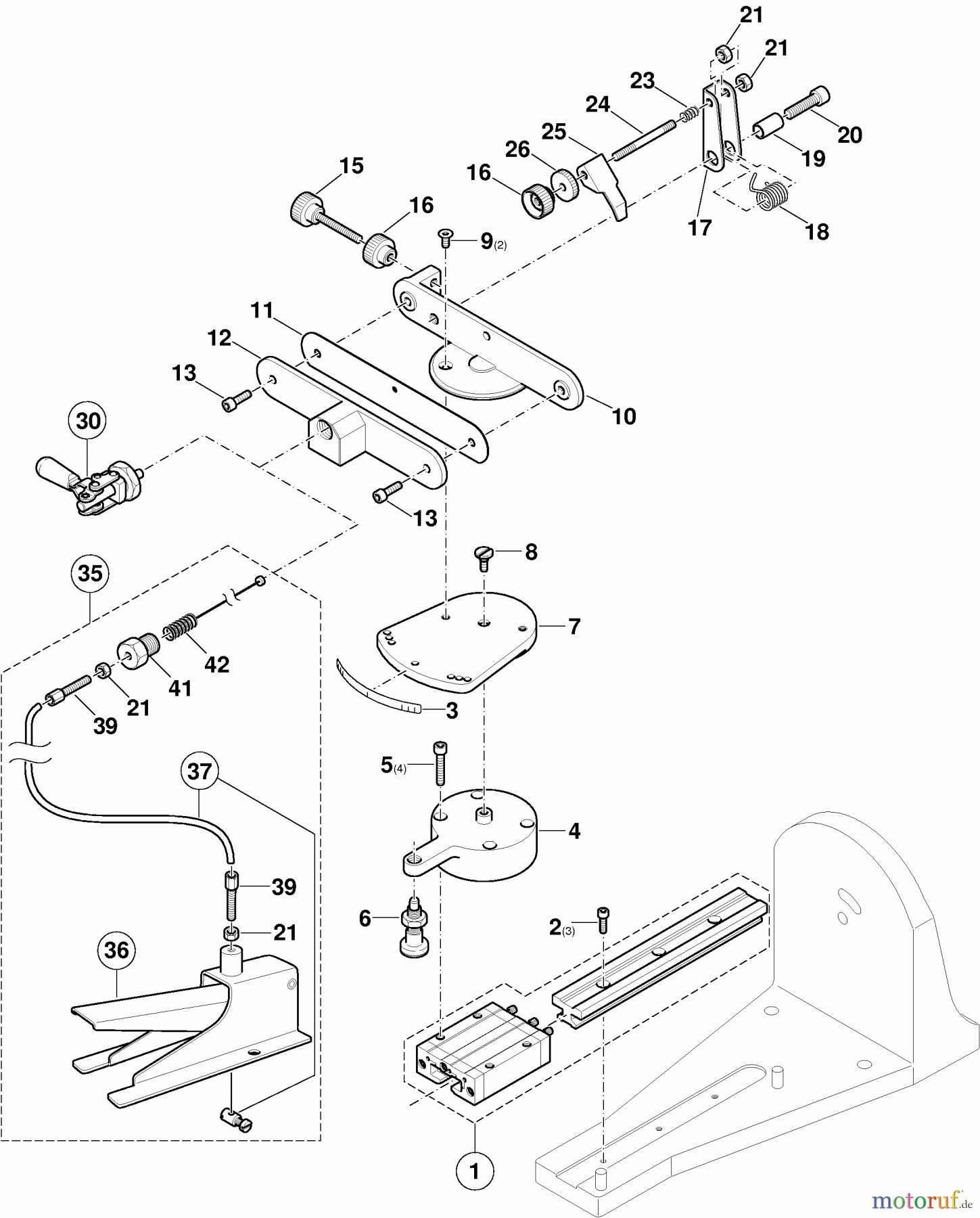 Dolmar Kettenschärfer KS-400 E 3 Schleifkopf