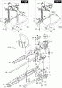 Dolmar Benzin HT-2256 D Ersatzteile 4  Griffe, Getriebe, Scherblatt