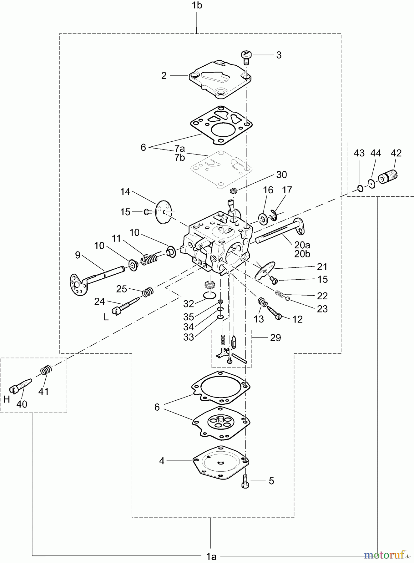  Dolmar Trennschleifer Benzin 343 HappyStart 7  Vergaser