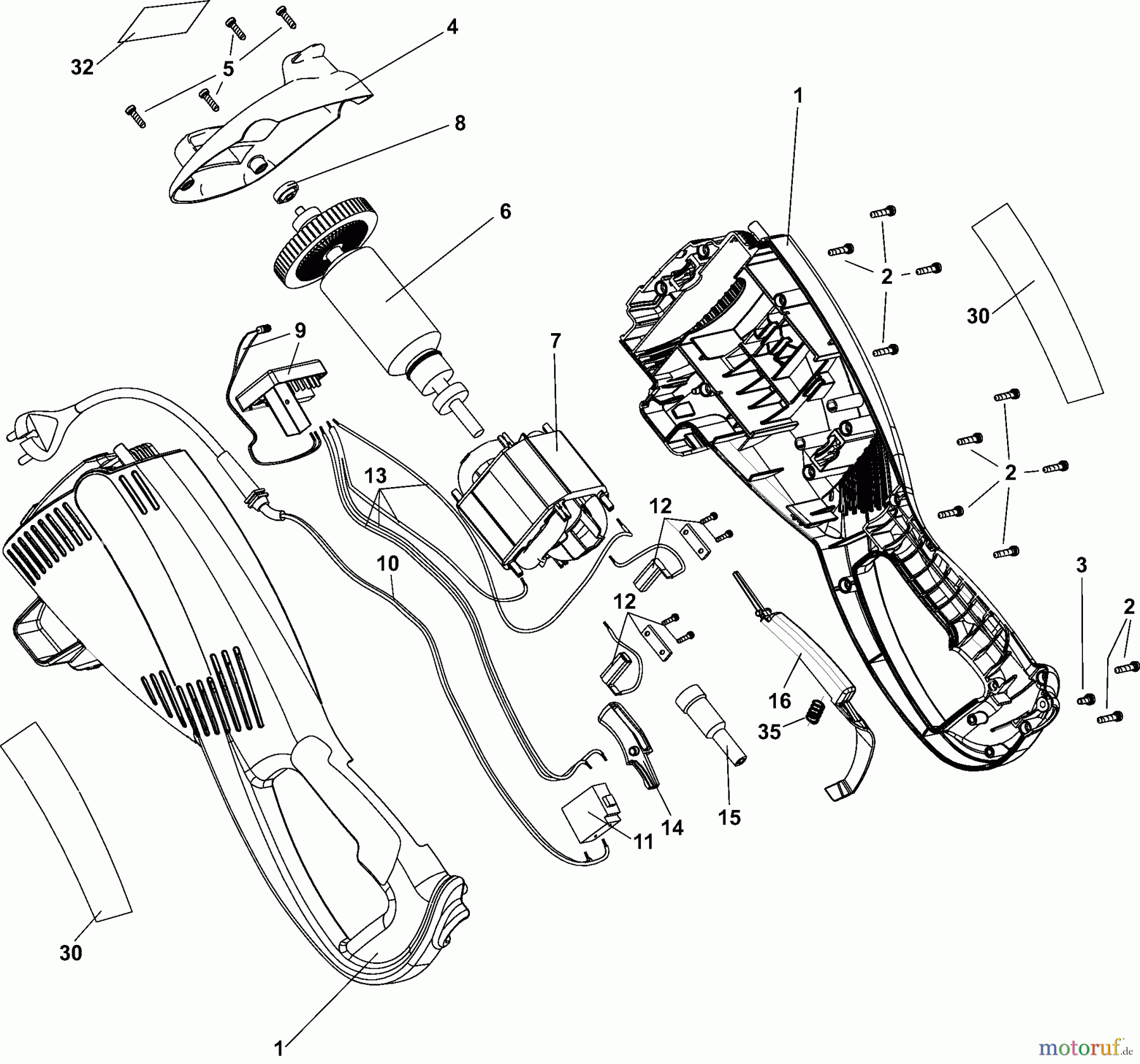  Dolmar Motorsensen & Trimmer Elektro ET-100 C 2  Motor