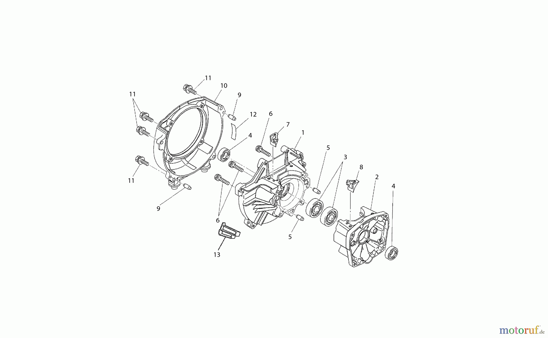 Dolmar Motorsensen & Trimmer Benzin 2-Takt MS-330 C 1 Kurbelgehäuse