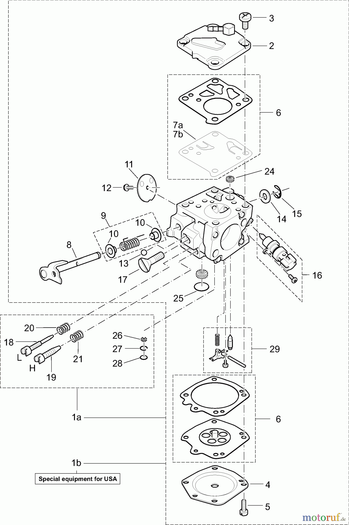 Dolmar Kettensägen Benzin Kettensäge PS-6800 i 8 Vergaser