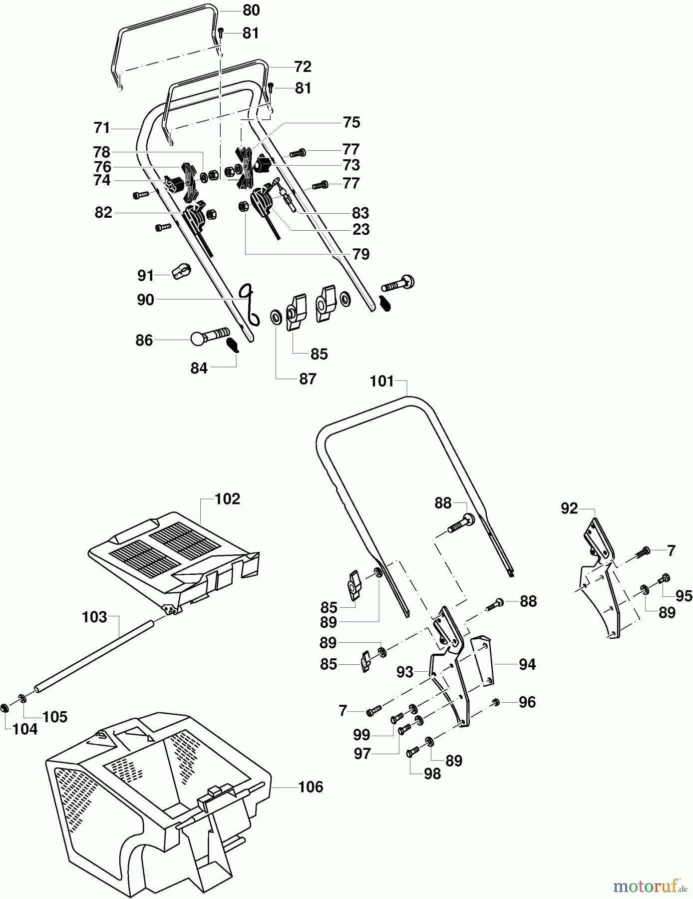 Dolmar Rasenmäher Benzin PM-4640 HSM PM-4640 HSM (1997-2000) 6 PM-4640 HSM