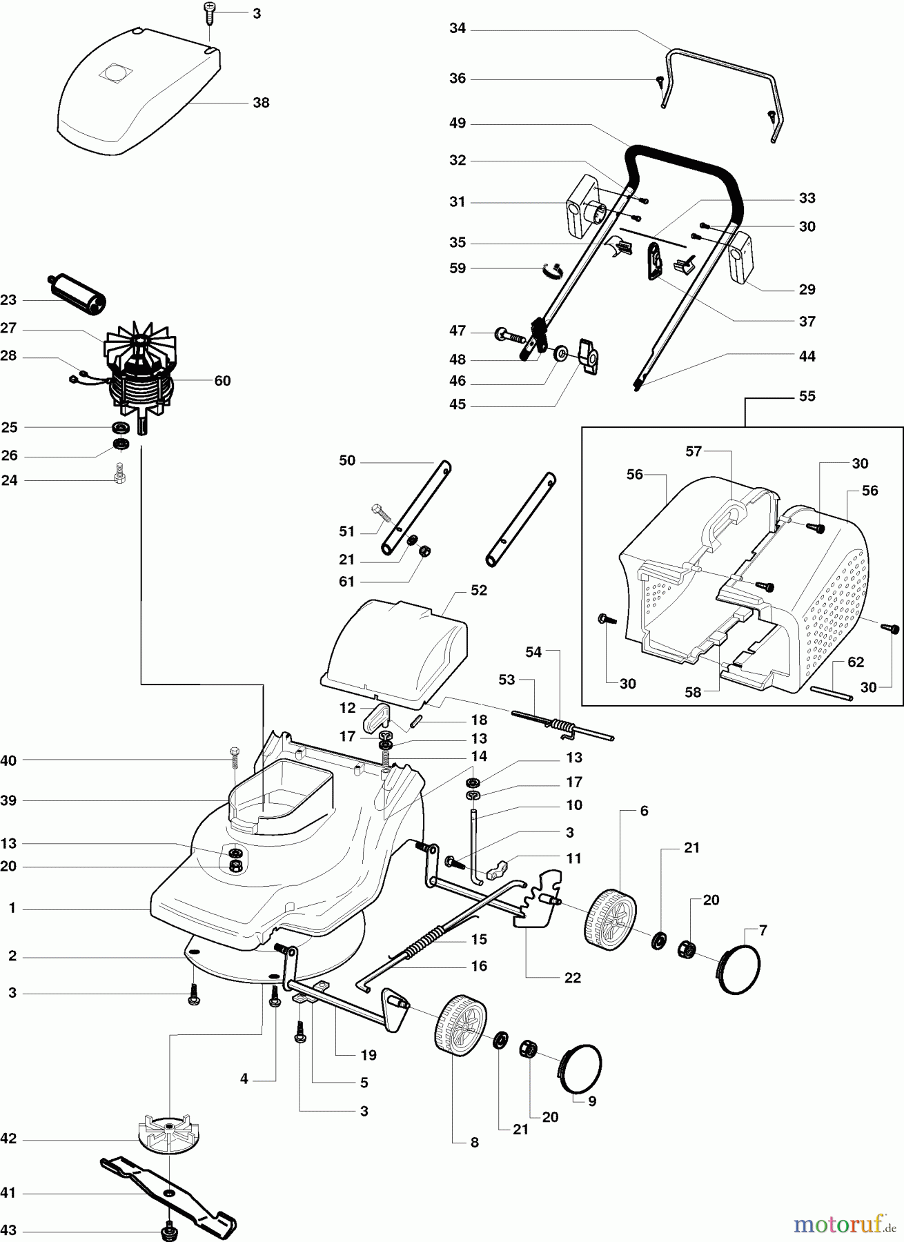 Dolmar Rasenmäher Elektro EM-4113 EM-4113 (2001) 4 EM-4113