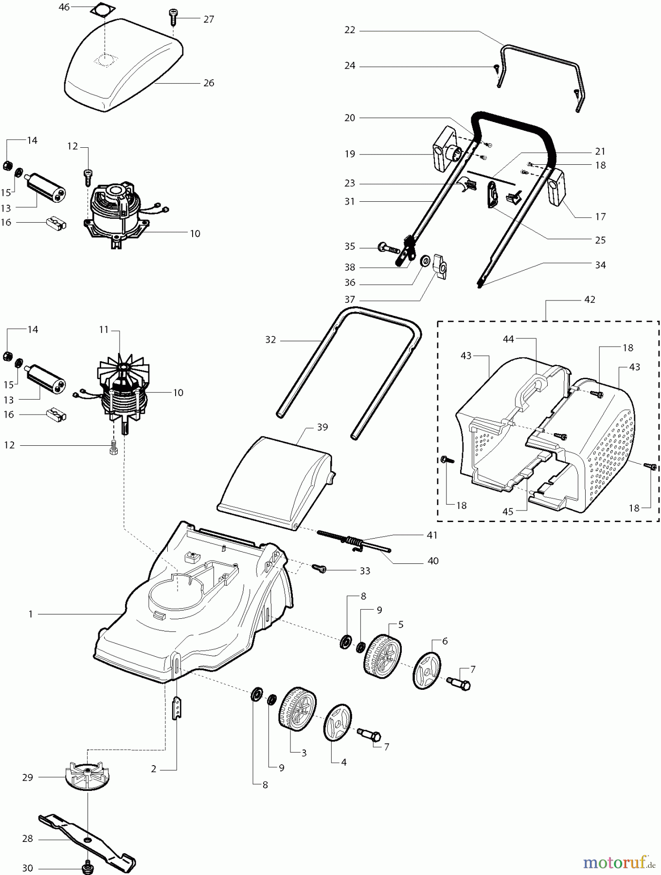  Dolmar Rasenmäher Elektro EM-3309 EM-3309 (2003) 1  EM-3309