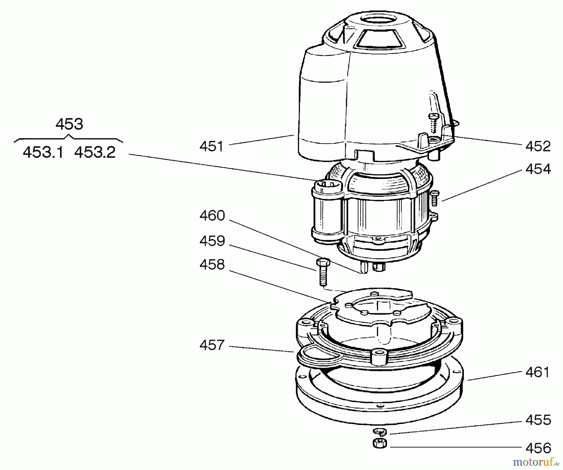 Dolmar Rasenmäher Elektro EM-4316 S EM-4316 S (2003-2004) 3 Motor