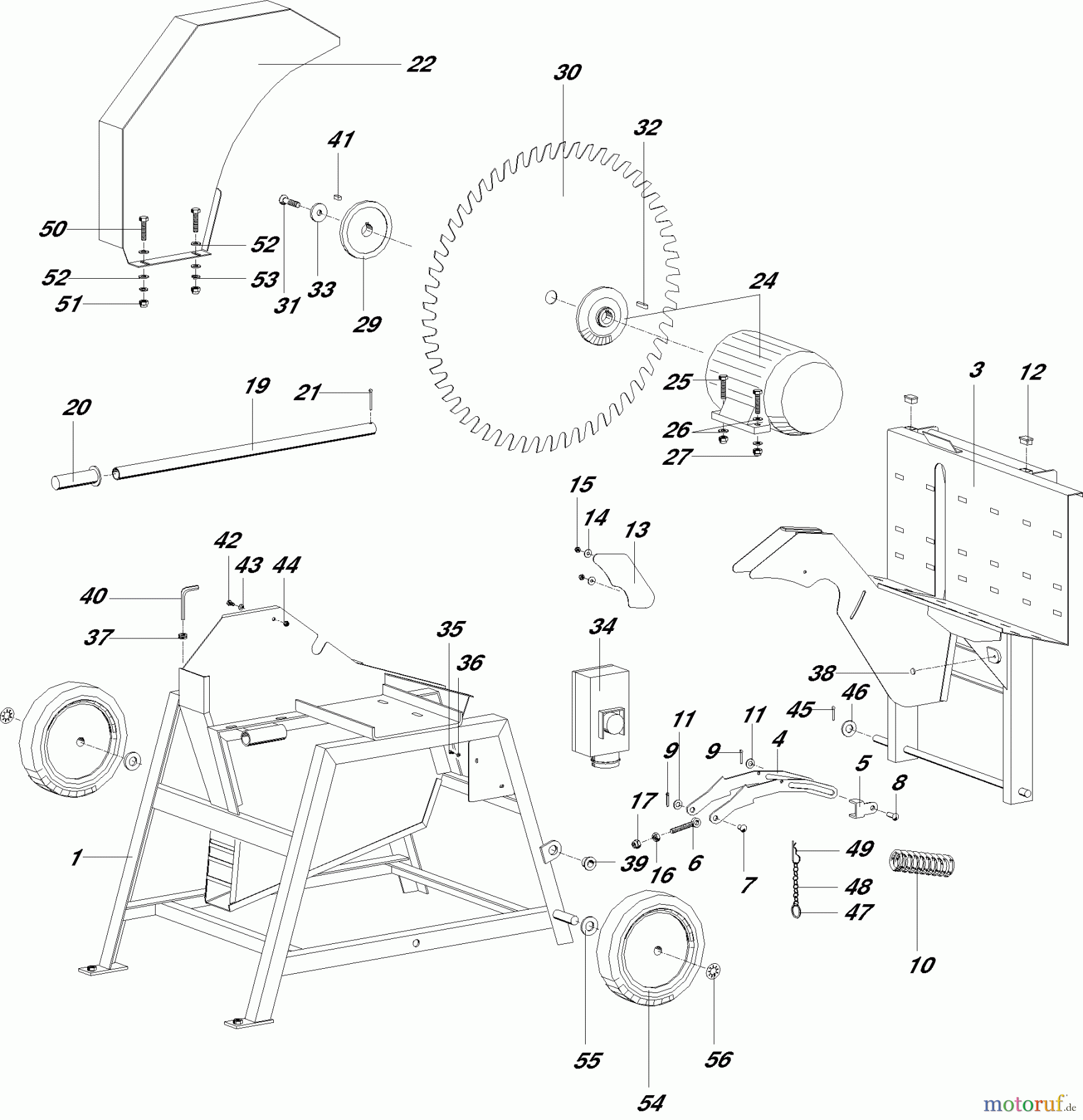 Dolmar Wippkreissägen CS-7070 CS-7070 (2003=>) 1 CS-7070 (=>2005)