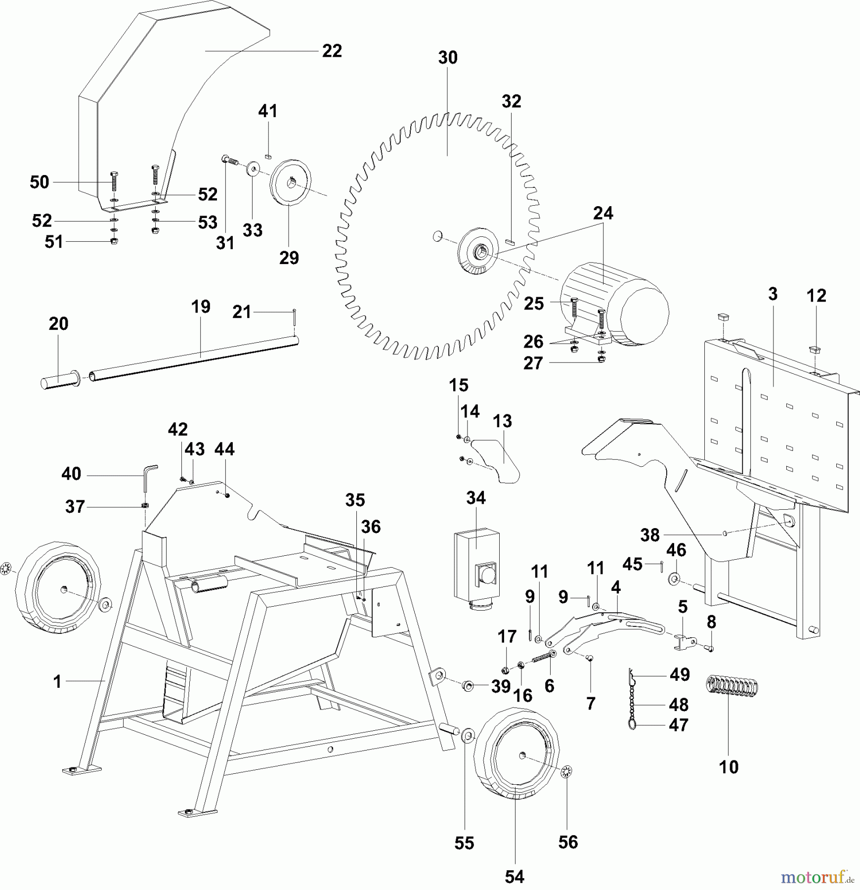 Dolmar Wippkreissägen CS-7070 CS-7070 (2006=>) 1 CS-7070 (≥2006)