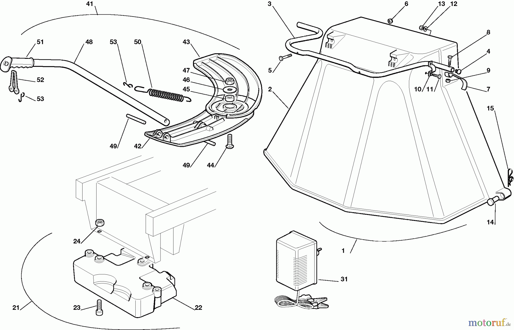 Dolmar Rasentraktoren RM7213H RM-72.13 H (2005) 12  ZUBEHÖR NACH ANFRAGE