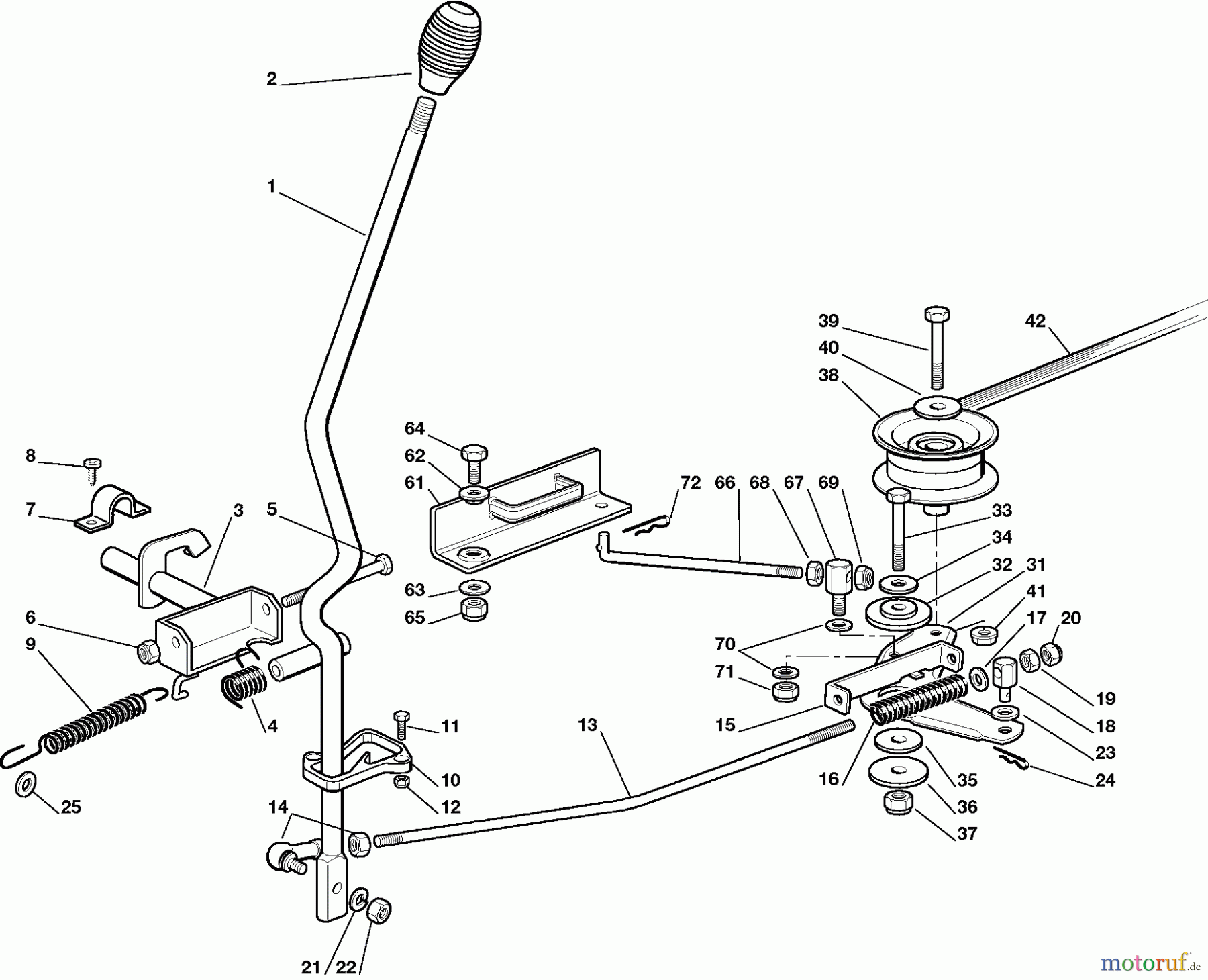  Dolmar Rasentraktoren RM7213H RM-72.13 H (2005) 8  SCHNEIDWERKZEUG (1)