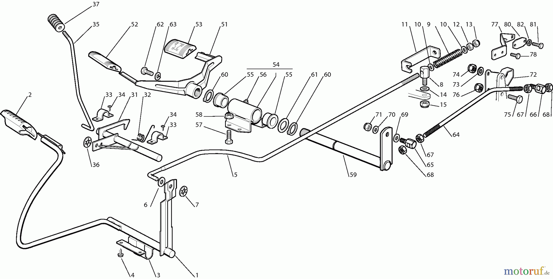  Dolmar Rasentraktoren TM9214H TM-92.14 H (2006) 4  GETRIEBE UND BREMSE ANTRIEB