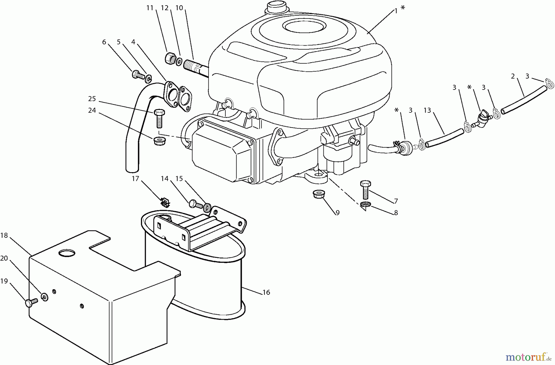  Dolmar Rasentraktoren TM9214H TM-92.14 H (2006) 5  Motor