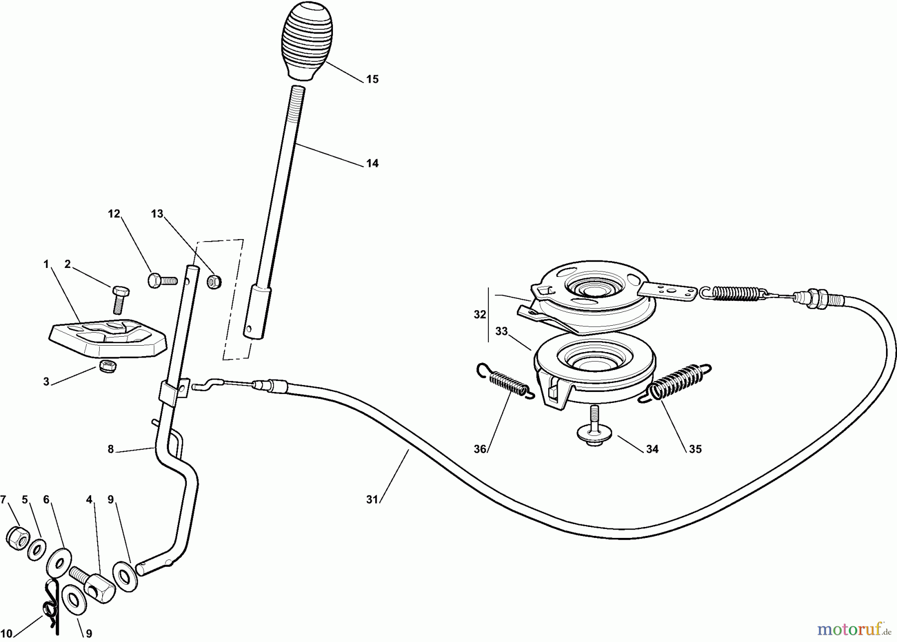  Dolmar Rasentraktoren RM-63.7 RM-63.7 (2007) 8  SCHNEIDWERKZEUG (1)