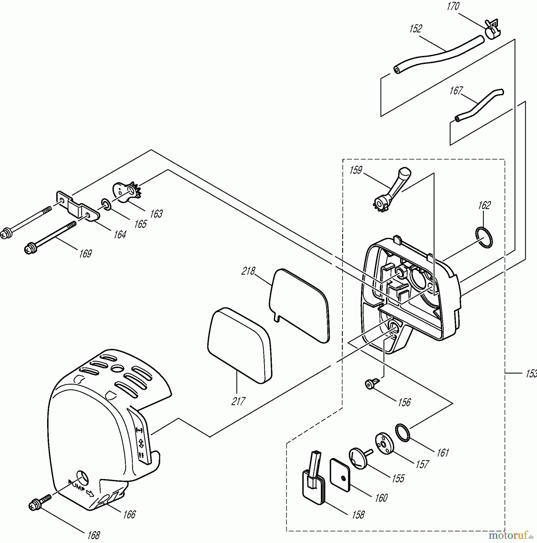  Dolmar Motorsensen & Trimmer Benzin 4-Takt MS-252.4 C 6  Luftfilter