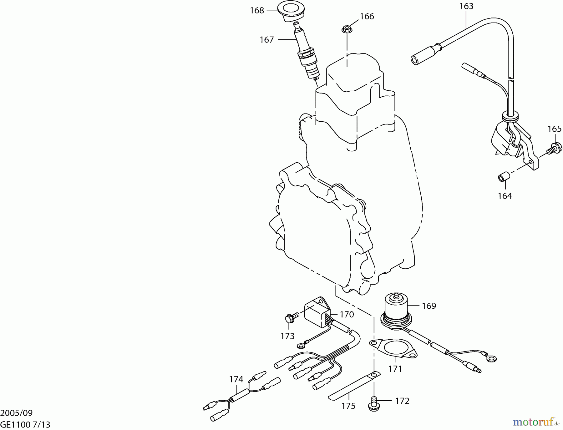  Dolmar Stromerzeuger GE-1100 7  Zündung